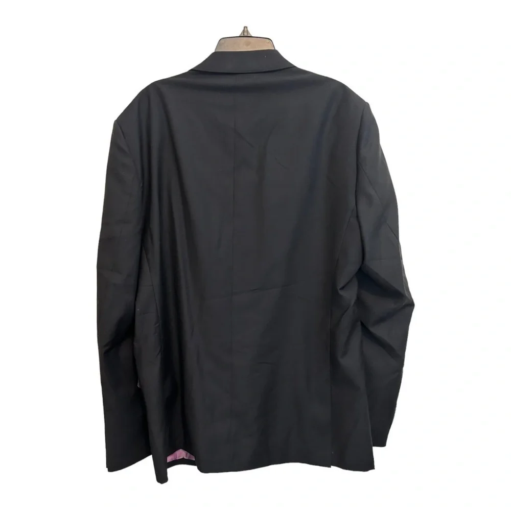 𝅺zanetti Porto suit wool blazer in black